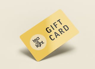 Yellow egift card by Tea of Light